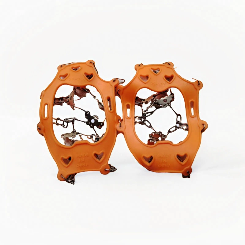 ZS Tactical Enhanced 19-Tooth Chain Stainless Steel Chain Plus TPR Material Mountaineering and Rock Climbing Equipment 8 Teeth - Image 2