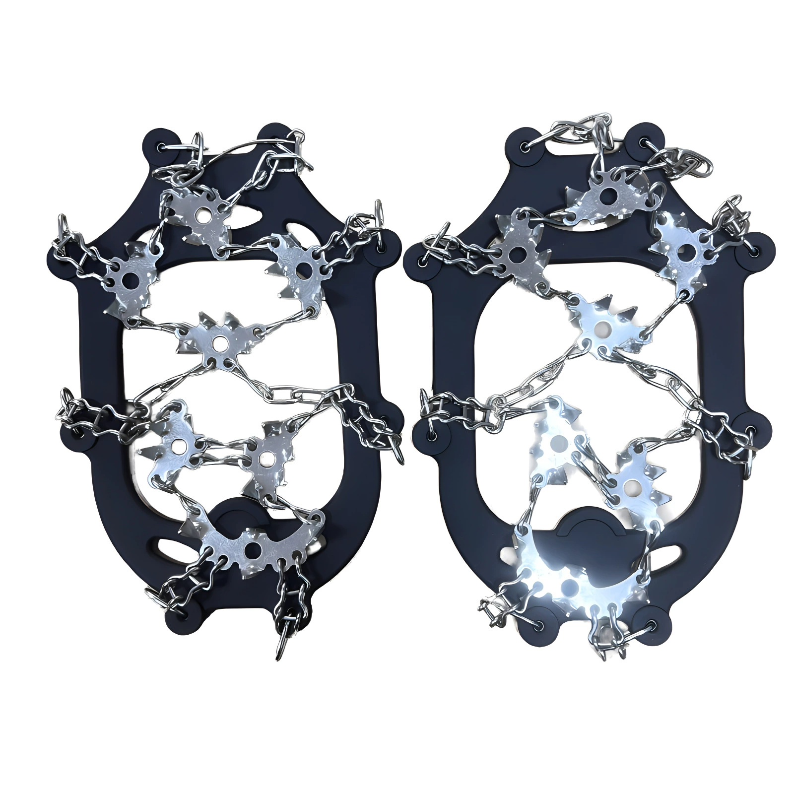 Directly from the manufacturer, 28-tooth stainless steel chain crampons, 32-tooth chain crampons, mountaineering and rock climbing crampons