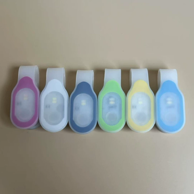 LED luminous silicone magnet light outdoor sports lighting running and cycling hands-free magnetic emergency collar clip light - Image 3