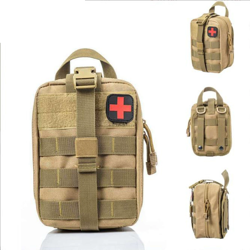 Outdoor tactical multifunctional MOLLE medical kit IFAK medical emergency kit EMT emergency vest accessory bag - Image 3