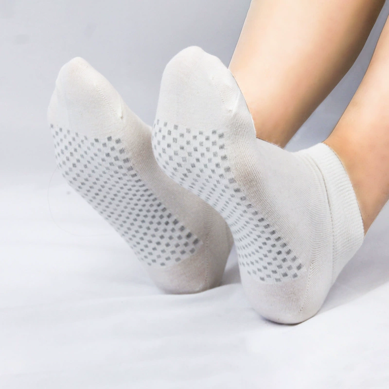 Graphene conductive sweat-absorbent short- and medium-length boat cotton socks for light-up experiments magnetic test energy socks will sell gift functional socks - Image 4