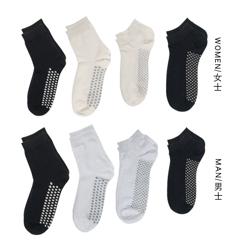 Graphene conductive socks for men and women, medium and short cotton energy socks, light-up experiment, magnetic test function socks, sales gifts - Image 3