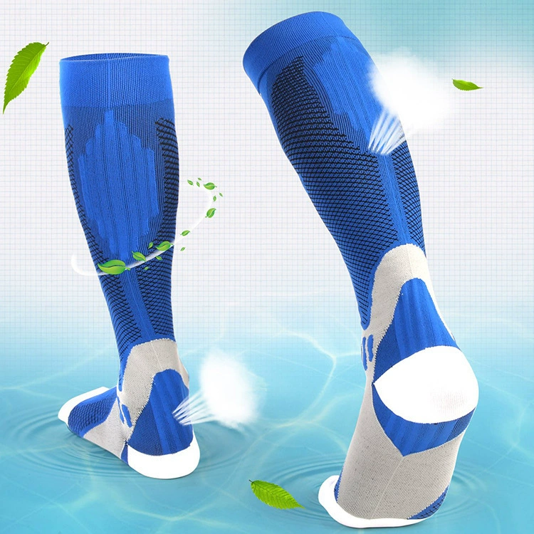 Amazon Outdoor Football Socks Quick-drying Stretch Cycling Socks Men’s and Women’s Sports Compression Socks Factory Direct Sales Breathable and Sweat-Absorbent