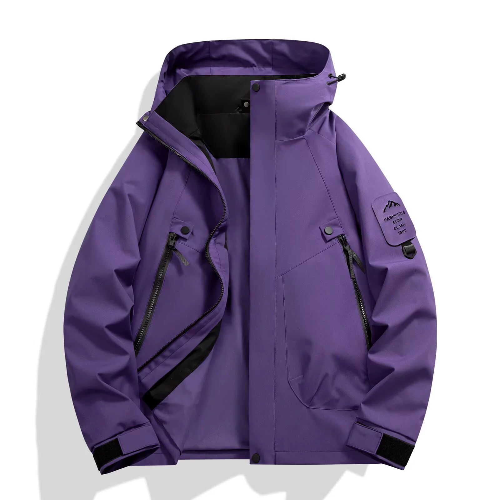 Outdoor sports windproof and waterproof jackets for men spring and autumn new style jackets versatile loose jackets for men - Image 3