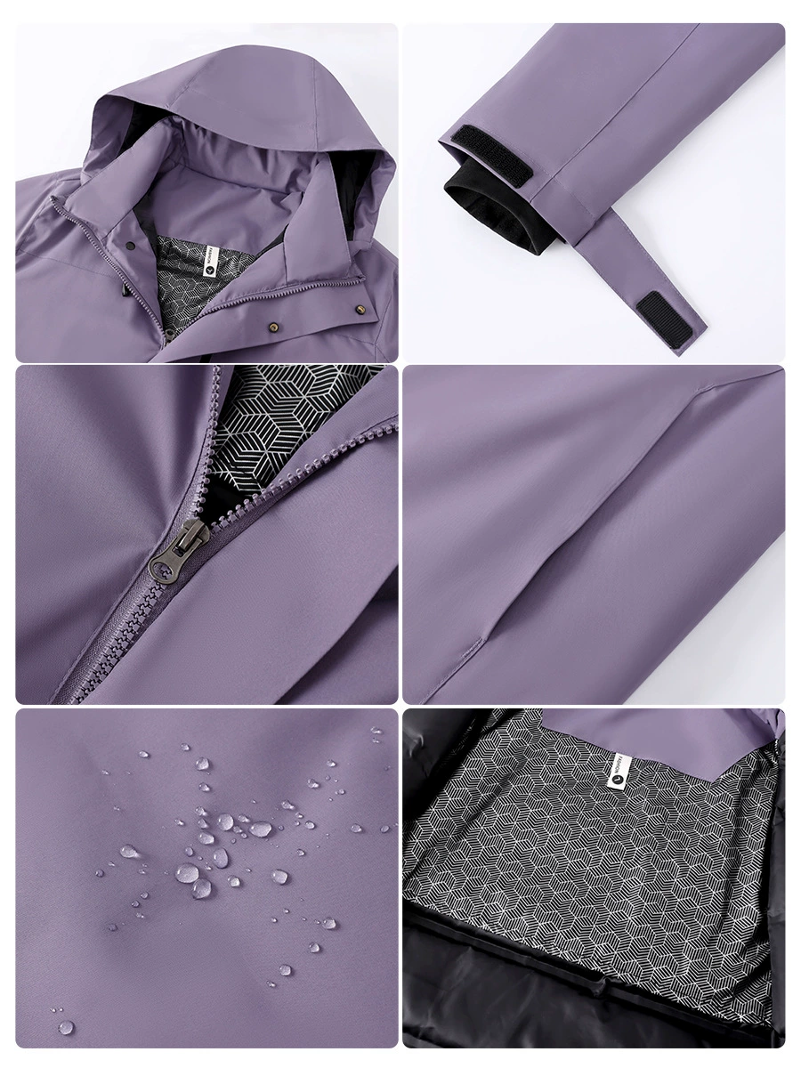 Winter work clothes, outdoor waterproof jacket, cross-border hooded windbreaker, new style jacket, down liner customization - Image 2