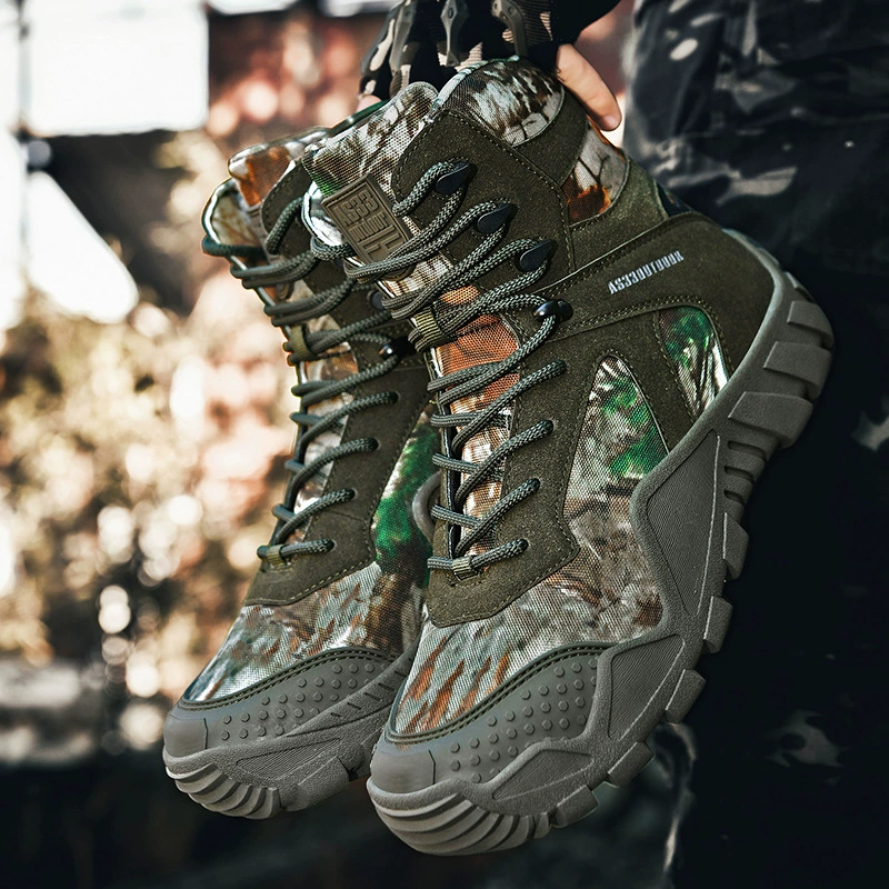 Cross-border new large size outdoor hiking tactical boots training field training field training military boots mountaineering shoes high quality