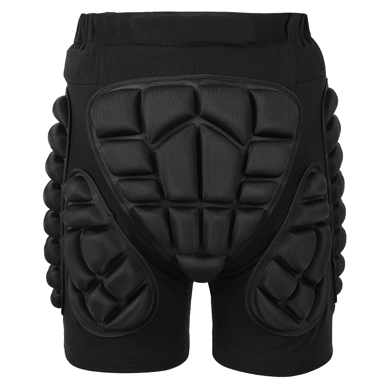 Sports protective gear, anti-fall pants for adults and children, skate and roller ski equipment shorts, elbow pads, knee pads and hip pads to wear inside