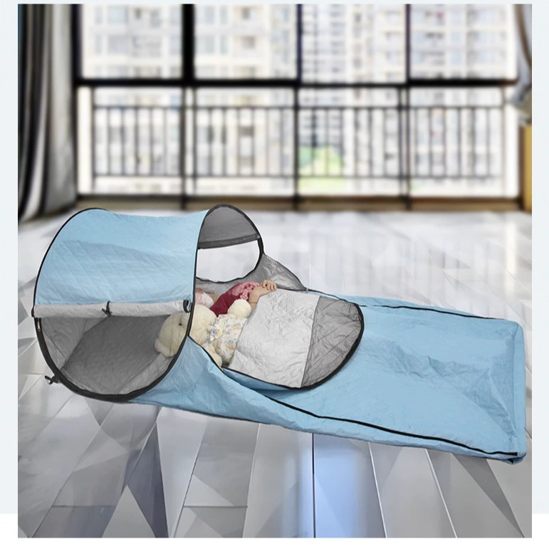 Winter three-layer quilted single and double thermal sleeping bags outdoor camping portable adult anti-cold and anti-mosquito lunch break thermal blanket - Image 3