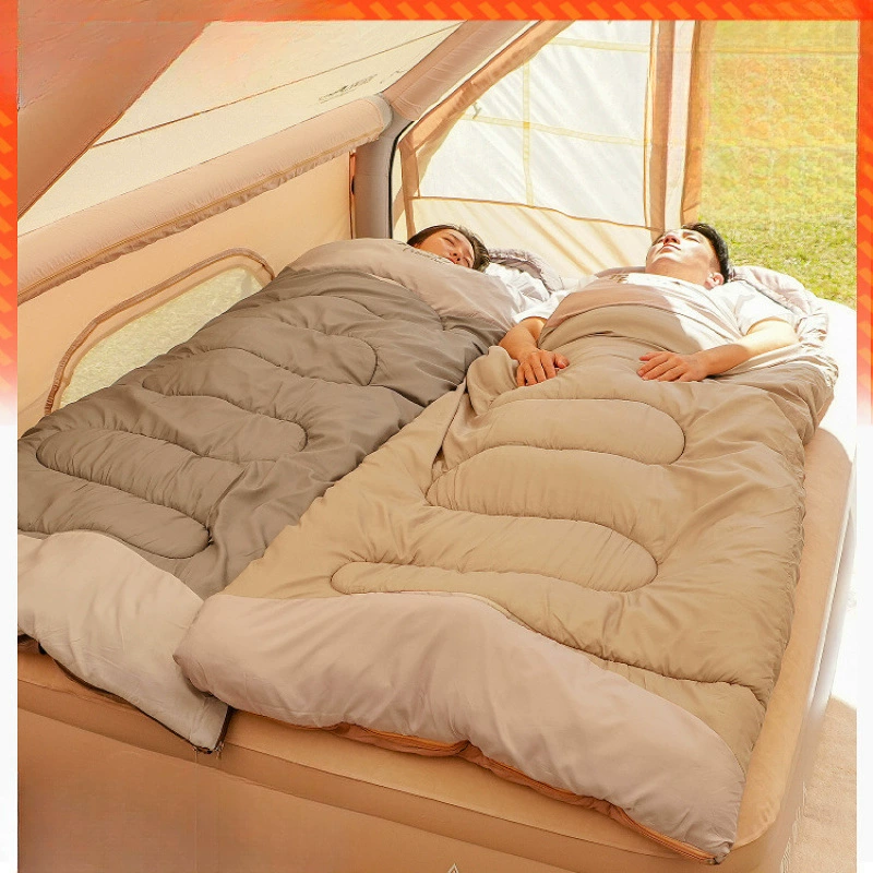 Primitive sleeping bag for adults in winter thickened cold-proof outdoor camping tent double overnight car office quilt