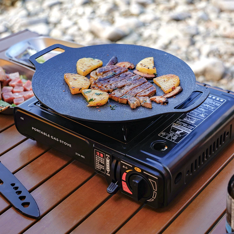 Cassette stove outdoor portable field stove small fire boiler card magnetic gas tank gas camping Cass gas stove - Image 2